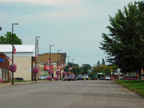 Street scene, Braham Minnesota, 2018