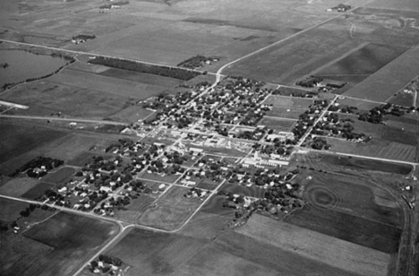 Aerial view, Butterfield Minnesota, 1969