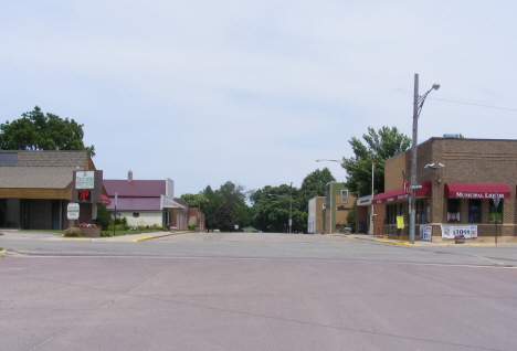 Street scene, Butterfield Minnesota, 2014