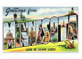 Greetings from Minnesota Wall Decal
