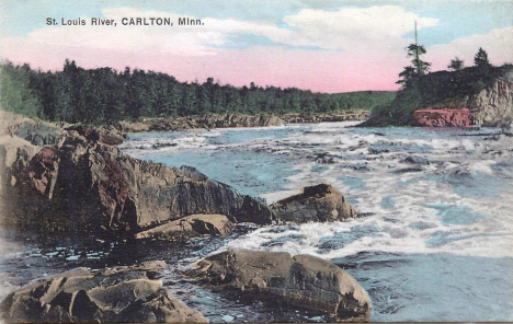 St. Louis River, Carlton Minnesota, 1910's
