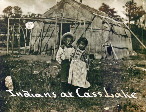 Indians at Cass Lake Minnesota, 1905