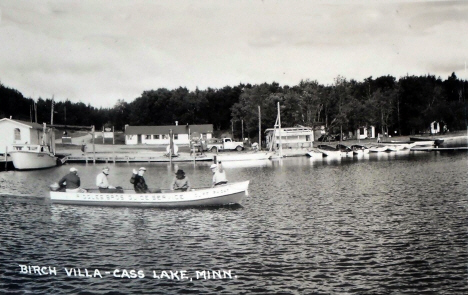 Birch Villa Resort, Cass Lake Minnesota, 1950's