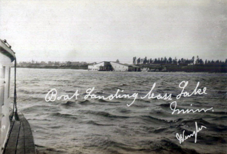 Boat Landing, Cass Lake Minnesota, 1910's