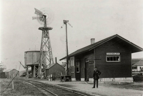 Chandler Depot, Chandler Minnesota, 1900