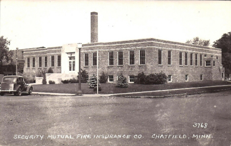 Security Mutual Fire Insurance Company, Chatfield Minnesota, 1939