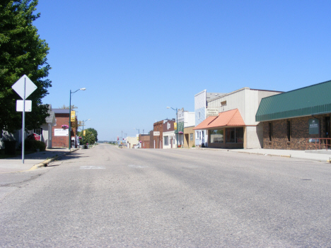 Street scene, Clarkfield Minnesota, 2014