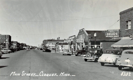 Main Street, Cloquet Minnesota, 1940's