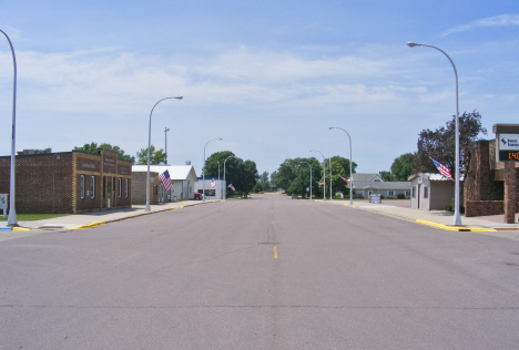 Street scene, Comfrey Minnesota, 2014