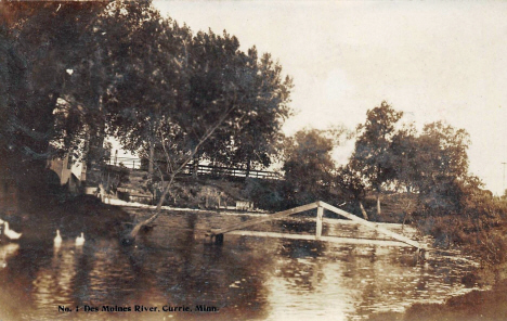 Des Moines River, Currie Minnesota, 1909