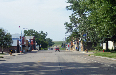 Street scene, Currie Minnesota, 2014