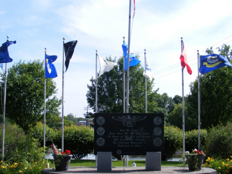 Veterans Memorial, Currie Minnesota, 2014