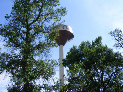 Water tower, Currie Minnesota, 2014