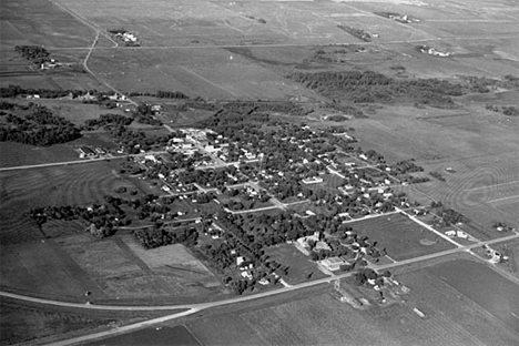 Aerial view, Currie Minnesota, 1969