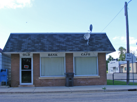 Former bank and cafe, Danvers Minnesota, 2014