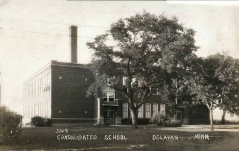 Consolidated School, Delavan Minnesota, 1931