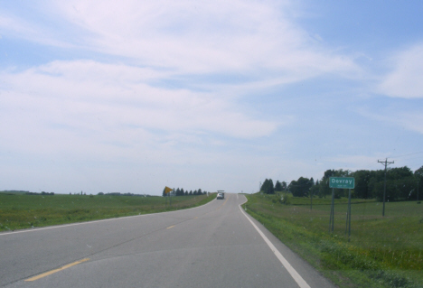 Population sign, Dovray Minnesota, 2014