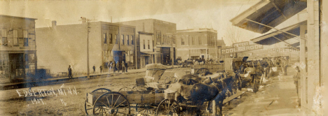 Street scene, Edgerton Minnesota, 1907