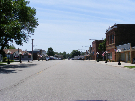 Street scene, Edgerton Minnesota, 2014