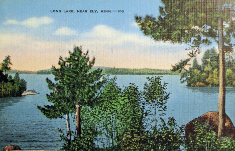 Long Lake near Ely Minnesota, 1946