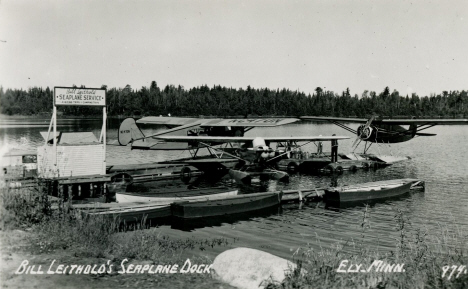 Bill Leithold's Seaplane Dock, Ely Minnesota, 1950's