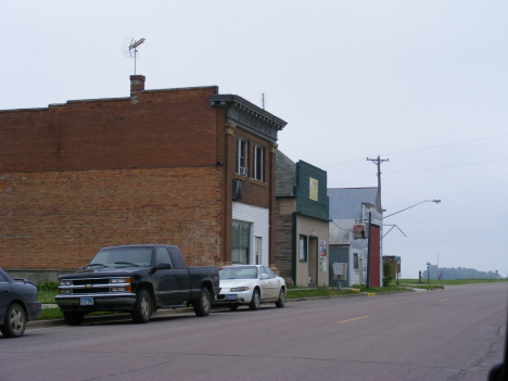 Street scene, Evan Minnesota, 2011