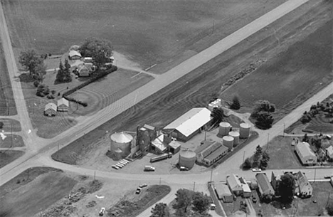 Aerial view, Evan Minnesota, 1983