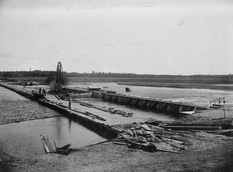 Leech Lake Reservoir Dam, Federal Dam Minnesota, 1901