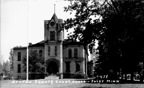 Benton County Courthouse, Foley Minnesota, 1940's
