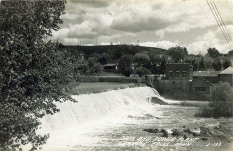 Dam and Power Plant, Granite Falls Minnesota, 1940's