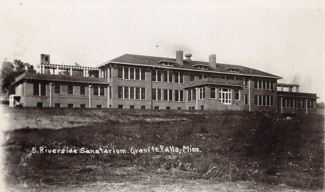 Riverside Sanitarium, Granite Falls Minnesota, 1918