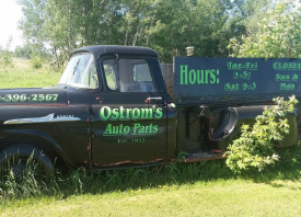 Ostrom's Auto Parts. Grasston Minnesota