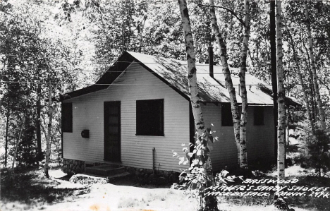 Basswood Cabin at Mayer's Shady Shores Resort, Hackensack Minnesota, 1950's
