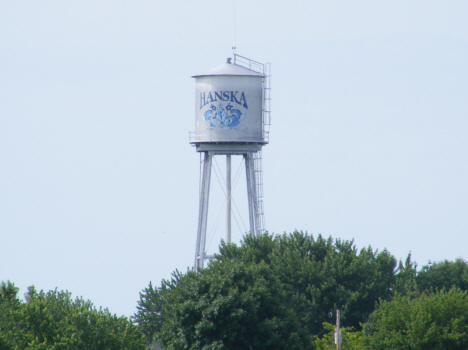 Water tower, Hanska Minnesota, 2014