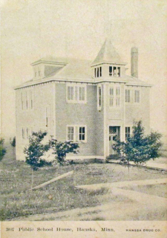 Public School, Hanska Minnesota, 1906