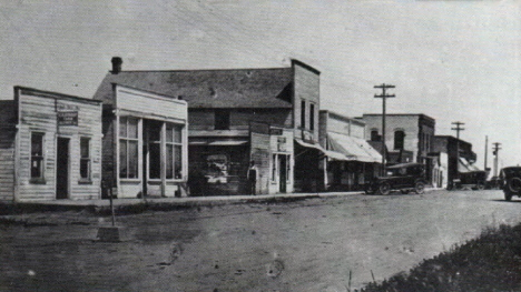 Main Street, Henriette Minnesota, 1920