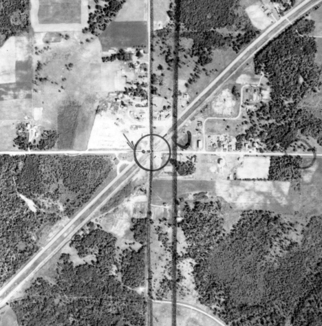 Aerial photo, Hines Minnesota, 1940