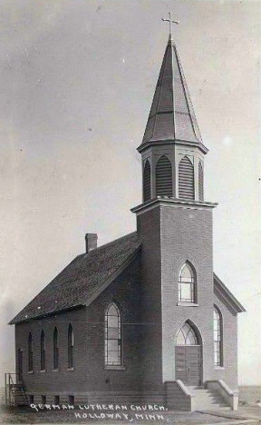 German Lutheran Church, Holloway Minnesota, 1912