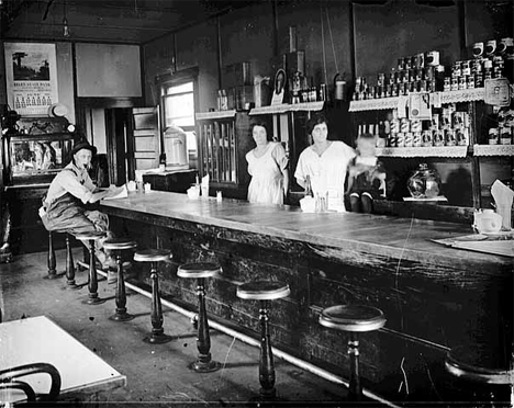 Cafe, Ihlen Minnesota, 1924