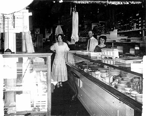 Interior, Ihlen Mercantile Store, Ihlen Minnesota, 1924