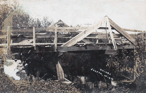 Bridge, Jasper Minnesota, 1910's