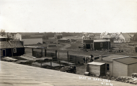 View of Karlstad Minnesota, 1912