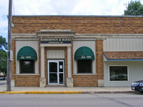 Former Post Office now Insurance Agency, Kerkhoven Minnesota, 2014