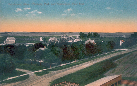 Pillsbury Park and Residences, Kerkhoven Minnesota, 1911