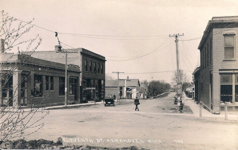 Eleventh Street, Kerkhoven Minnesota, 1920's