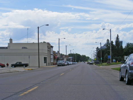 Street scene, Kerkhoven Minnesota, 2014