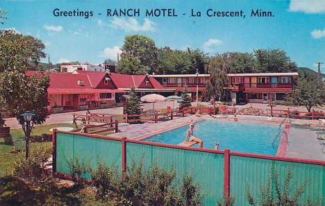 Ranch Motel, La Crescent Minnesota, 1960's