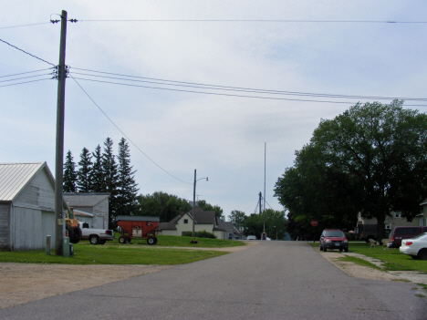 Street scene, La Salle Minnesota, 2014