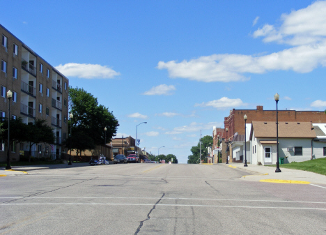 Street scene, Lake Crystal Minnesota, 2014