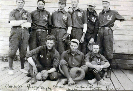 Lake Wilson "Cottonsox" baseball team, Lake Wilson Minnesota, 1909